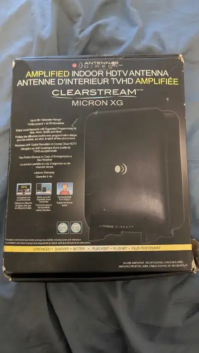 HDTV ClearStream Micron With Amplifier Indoor Antenna, View more