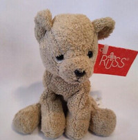Russ Berrie 5.5"  LUV PETS Cubby Bear Bear Plush Bean Bag W/ Tag