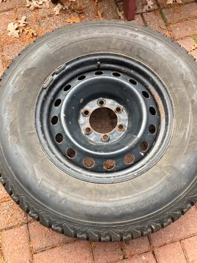 4 pneus/jantes hiver Firestone Winterforce 265/70R17 9/32, View more