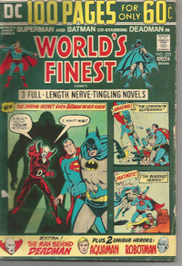 DC WORLD'S FINEST #223 SUPERMAN BATMAN DEADMAN JUN 1974 LOW