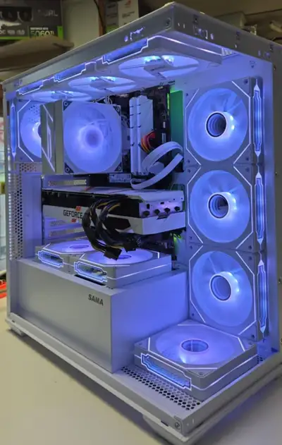 PC GAMING i5-10400 RTX 3070 32GB DDR4 1TB NVMe WiFi SAMA White, View more