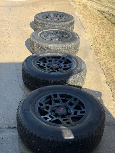 Toyota Tacoma TRD Pro OEM Wheels and Michelin X-Ice Tires 265/70/R17
