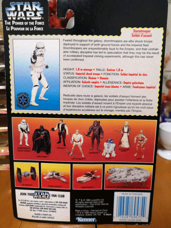 Star Wars - TPOTF - 1995 Red Card - Storm Trooper in Arts & Collectibles in Grand Bend - Image 6