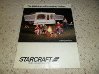 1990 StarCraft Camping Trailers brochure 11 pages