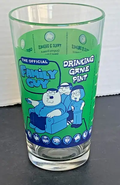 The Family Guy - Drinking Game Pint Glass, View more