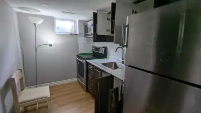 2 Bedroom basement apartment for rent, free wifi, all utilities included. Available immediately. Ava...