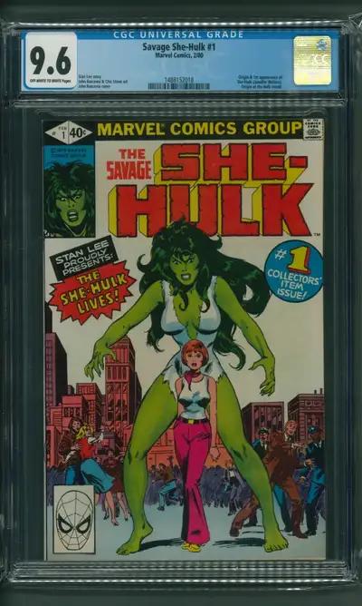 SAVAGE SHE-HULK #1 CGC 9.6, View more