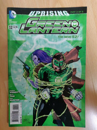 Green Lantern #32 DC COMICS THE New 52 2014 UPRISING TAN, VF/NM.