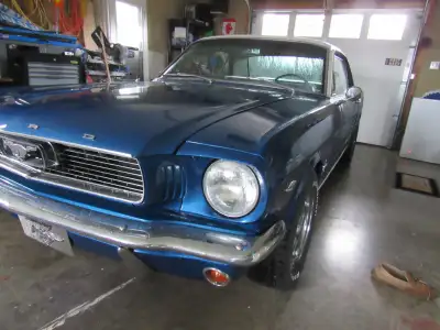 Gorgeous stock model 66 coupe with a few add ons for both safety and esthetics! 289 with a new Edelb...