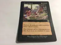 1999 Forced March #136 Magic The Gathering Mercadian Masques NM