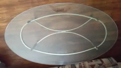 oval glass table, View more