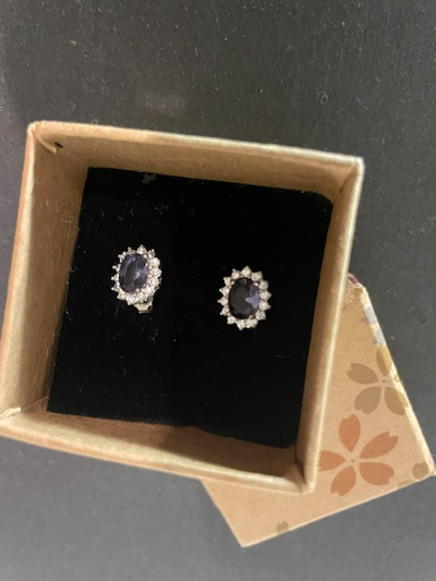 925 Silver, Amethyst Earrings, View more