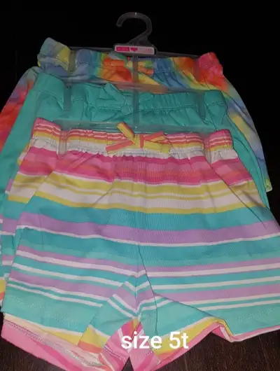 Girl's size 5t set of 3 shorts  (new with tag), View more