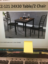 Dinning set starting at $599 and up.