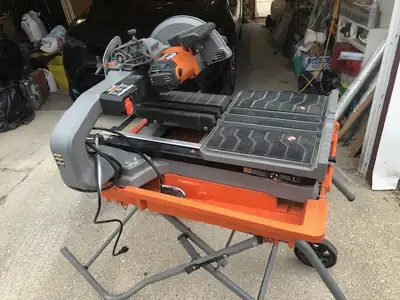 Rigid tile saw 10" blade , new, View more