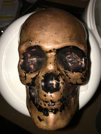 1 kilo copper skull