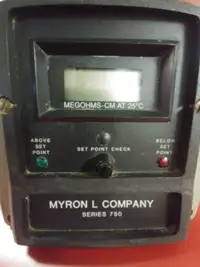 Water Conductivity Controller, Meghoms