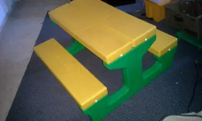 Plastic table for children $55, View more