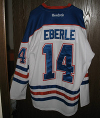 Hockey Edmonton Oilers EBERLY #14 Adult Jersey - 2008-09 Season