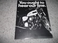 1969 Kawasaki Motorcycle Models Original Brochure