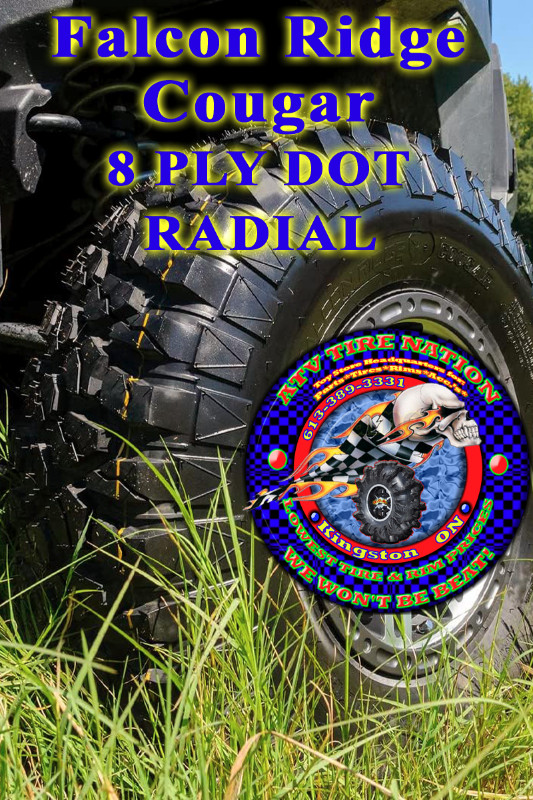 Cougar 32X10-14 8 ply DOT Radial $143ea ATV UTV Tires /INSTOCK!! in ATV Parts, Trailers & Accessories in Brockville - Image 3