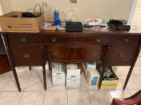 Kitchen Buffet Hutch with Drawers