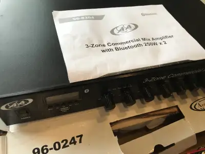 3 ZONE PA SYSTEM AMPLIFIER, View more