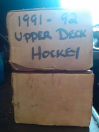 Upper deck hockey cards 1990-1992