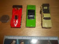 Hot Wheels-Ferrari 333-Lincoln Continental 64-El Camino 68