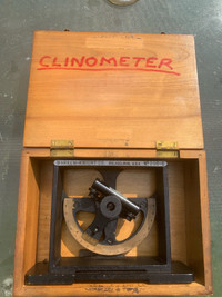 Antique Warren-knight co clinometer 