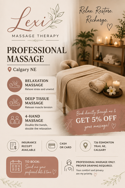 ‍♀️ Professional Massage – Calgary NE, View more