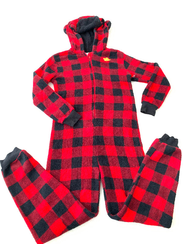 Jumpsuit Pyjama size M 10-12 years old.  warm and cozy. in Kids & Youth in Hamilton