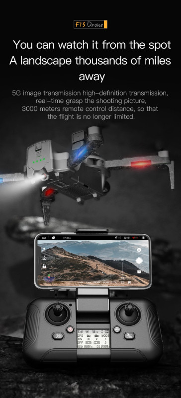 MAGNIFIQUE DRONE F13 MAX Caméra HD Professionnelle 8K dans Appareils électroniques  à Shawinigan - Image 4