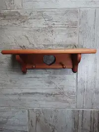 Wooden Peg Shelf