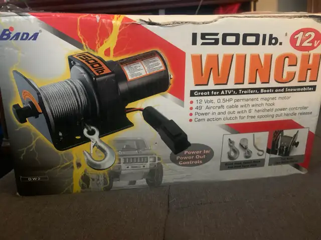 Winch 12v in Power Tools in Kitchener / Waterloo - Image 2
