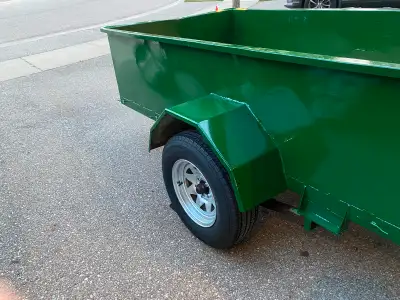 Steel 4.5x8 utility Trailer fresh paint job new wiring & lights bearing repack new 2” coupler new ti...