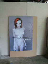 MARILYN MANSON 3.5 X 5' MECHANICAL ANIMALS BUS SHELTER POSTER