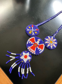 Authentic coast Salish vintage handmade necklace!