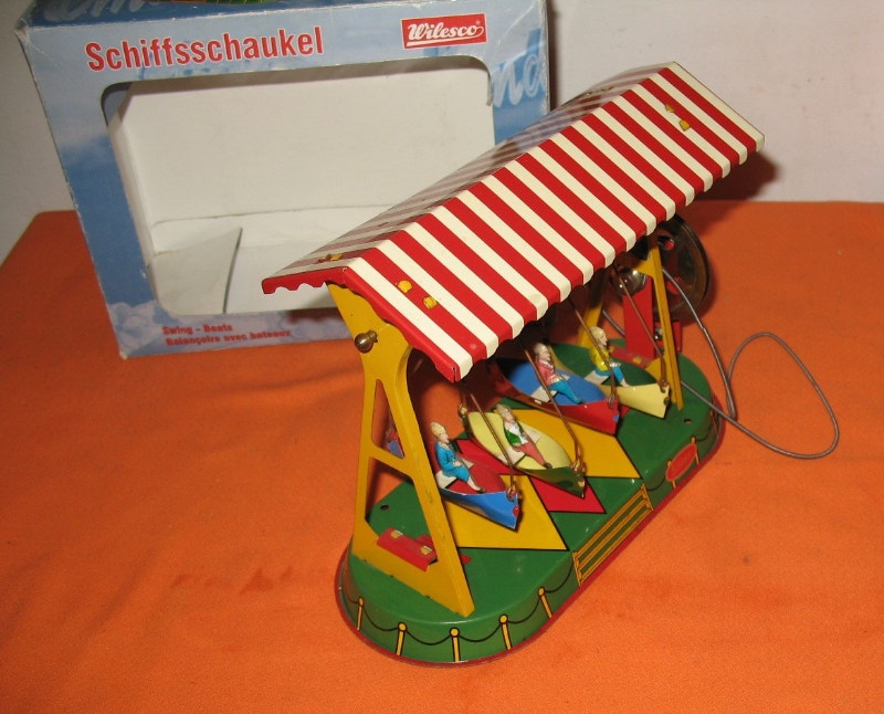 Wilesco Steam Engine Accessory Gondola Swing With Orig. Box NEW