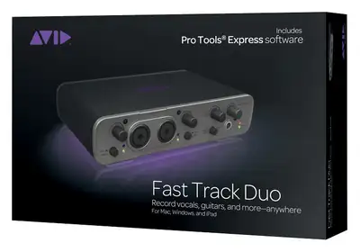 Avid Fast Track Duo USB Audio Interface XLR similar to Scarlett, View more