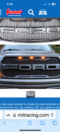 New F150 Raptor style grill