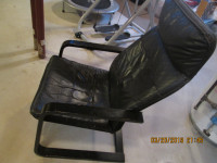 For Sale Leather rocking black armchair only $10