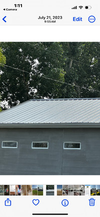 White Roofing Tin
