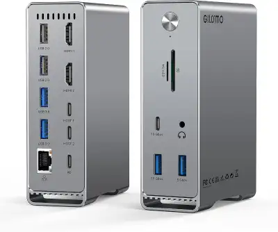Giissmo 5E01 MacBook Pro Air Docking Station 14in2 Dual USB C, View more