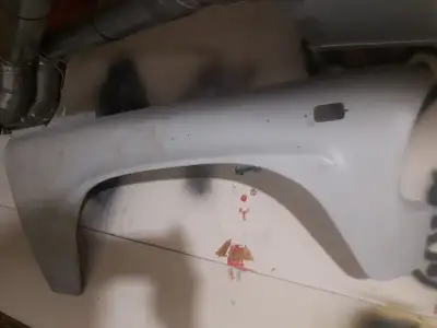this is the passenger's side NEW old stock (NOS) front fender. These fenders were used on 1961 to 19...