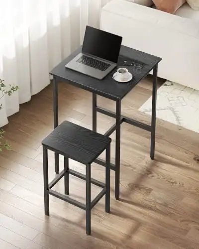 Bar Table Set with Stools Dining Table with 2 Chairs Small Kitch in Dining Tables & Sets in Markham / York Region - Image 4