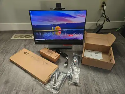 Lenovo thinkcentre aio ryzen5 full system computer , View more
