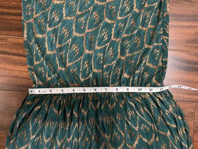 Rachel Roy women’s small one-shoulder maxi dress, teal and tan in Women's - Dresses & Skirts in Oshawa / Durham Region - Image 6