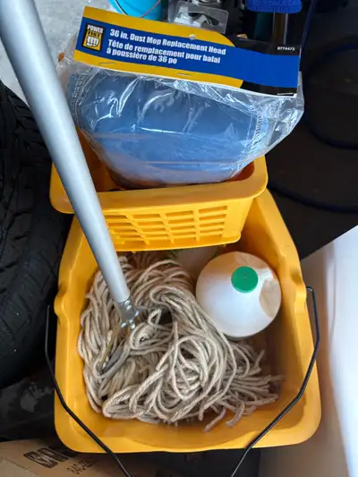 Commercial mop and bucket , View more