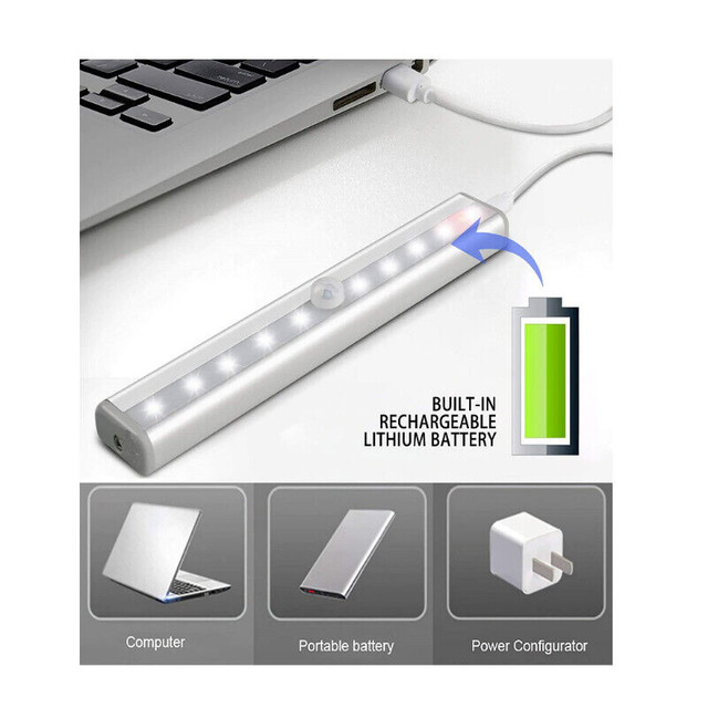 LED Cabinet USB Rechargeable Light in General Electronics in Mississauga / Peel Region - Image 4